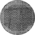 thumbnail image 1 of Ahgly Company Indoor Round Persian Gray Traditional Area Rugs, 5' Round, 1 of 1