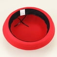 thumbnail image 6 of Wool Round Top Hat Vintage Style Performance Costume Hat Classic Fashion Accessory for Men Women Winter Wear, 6 of 7