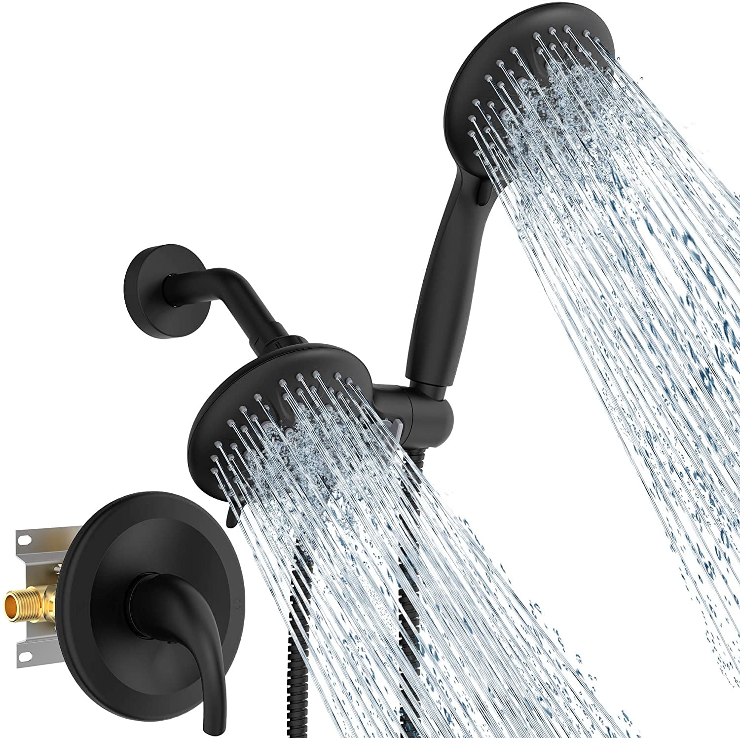 SR SUN RISE 35Function Dual 2 in 1 Shower Faucet and Valve Shower