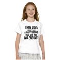 thumbnail image 3 of True Love Quote Cute Valentines Day Girls Kids T Shirt Tees Teen Brisco Brands L, 3 of 6