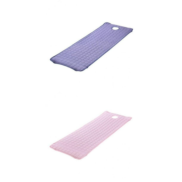 Colchones De Salón De Cosméticos 9 Colores Tratamiento De Masaje Cubiertas Con Agujero Rosa + Smokey Purple
