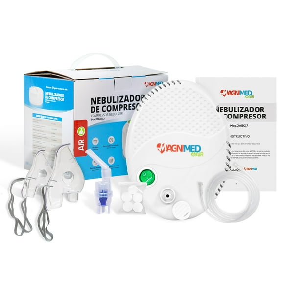 Nebulizador de Compresor Infantil y Adulto | Compacto, Ideal para Asma, Alergias y Otros Trastornos Respiratorios