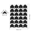 thumbnail image 2 of Unique Bargains Photo Corners Adhesive DIY Picture Mounting Sticker Black 10 Sheets/240 Pcs, 2 of 5