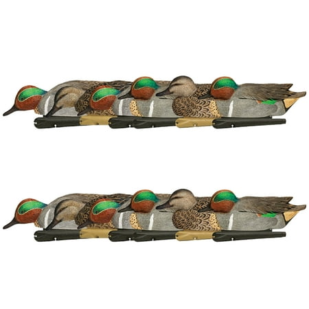 Avian X Topflight Green-Winged Teal Duck Realistic Floating Decoys 12 Pack