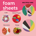 Incraftables Craft Foam Sheet 9x12 Inch (30 Sheets). EVA Foam Paper