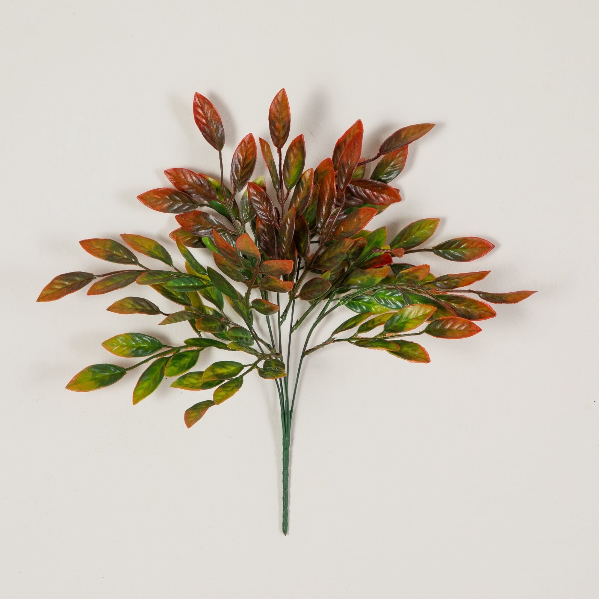 16in. UV Resistant Artificial Ruscus Bush (Indoor/Outdoor) - Set of 6