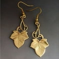 thumbnail image 4 of Gieenan Vintage Maple Leaf Long Earrings Inspire By Elegant Styles Casual Wear, 4 of 8