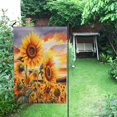 thumbnail image 3 of Summer Garden Flag Sunflower 12x18 Inch Double Sided Outside Small Family Initial Yard Decoration, 3 of 5