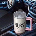thumbnail image 4 of ️Thermo Insulated Nurse Tumbler 40oz, Keeps Beverages Ice Cold or piping Hot, An Amazing Nurse Gift for Women Who Deserve the Best, 4 of 5