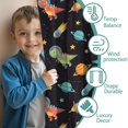 thumbnail image 3 of Blackout Kids Curtains,Space Dinosaur Pattern Childrens Insulated Curtains Set Of 2,Bedroom Essentials,Toddler Room Decor 42"x84", 3 of 5