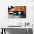 thumbnail image 2 of ARTCANVAS Table Tennis Ping Pong Ball Racket Canvas Art Print - Size: 26" x 18" (0.75" Deep), 2 of 9