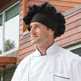 thumbnail image 3 of Uncommon Threads 0100-0100 Chef Hat Poplin in Black, 3 of 6