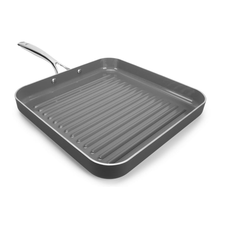 EaZy MealZ Non-Stick Square Grill Pan, Extra Large, 12 