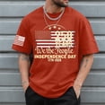 thumbnail image 2 of KPOPLK Men's Tee Shirt 1776 Independence Day 4th of July USA Graphic Flag Print T-Shirt（RedXL）, 2 of 5
