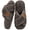 Gray, variant on Women's Slippers Fuzzy Plush Cross Band Open Toe Cozy Warm Indoor Non-Slip House Shoes