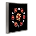 thumbnail image 2 of Stupell Industries Modern Seashells & Tulips Symmetry Gray Floating Frame Canvas Art, 18 x 18, by Beth Adoette, 2 of 8