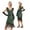 Dark Green, variant on 1920 Retro Sequin Skirt Gatsby Ball Tassel Dress Party Banquet Dance Skirt Beaded Toast Mini Dress,L,Golden