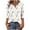 White#02, variant on JTZGDY Henley Shirts for Women Vintage Floral Printed Half Button V Neck Summer 3/4 Lenght Sleeve Graphic Tunic Tees Blouse Loose Flowy Tshirt Tops Pink#01 XXXL