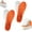 Orange+orange, variant on 4D Shoe Cloud Insoles for Men & Women – 2-pair set of 2026 memory foam inserts provides arch support and breathable massage comfort. The trim-to-fit design is suitable for all shoe types