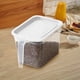 thumbnail image 3 of Recipientes herméticos transparentes para almacenar alimentos | Contenedores sellados para cereales y alimentos secos | Organización de la despensa | Plástico sin BPA | Apto para refrigerador y, 3 of 3
