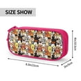 thumbnail image 4 of Vsdgher Cats & Dogs Group Print Large Capacity Pencil Case Pouch with Zipper, Portable Aesthetic Big Capacity Pencil Cases Pen Office Travel Stationery Bag, 4 of 8