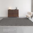 thumbnail image 1 of Light Luxury French Modern Plaid Living Room Carpet Bedroom Bedside Retro Striped Large Area Decorative Rugs Non-slip Floor Mat My Lux Decor Round, 1 of 13