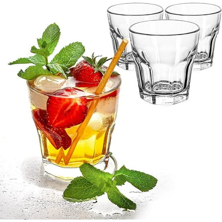 

4 Cocktail Glasses - 9 Ounce - Gibraltar Old Fashioned Rocks Tumblers