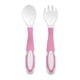 thumbnail image 2 of Juego de utensilios para bebés primer entrenamiento Juego de cucharas de tenedor de silicona flexible para bebés Cuchara de entrenamiento Punta redondeada de fácil agarre ANGGREK Otros, 2 of 8