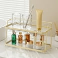 2Tier Bathroom Countertop Organizer Shelf Spacious and Elegant