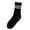 Black, variant on Women's Spring Summer Fashion Comfortable Non-Slip Long Socks with Stripe Detail Pilates Yoga Fitness Athletic Socks