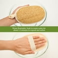 thumbnail image 4 of SJENERT 6 Pcs Exfoliating Loofah Pads, 100% Natural Luffa and Terry, Premium Loofa Scrubber Body Glove Close Skin for Men and Women, Bath Spa, 4 of 7