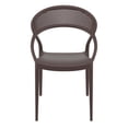 thumbnail image 3 of Compamia Sunset Patio Dining Chair in Brown, 3 of 10