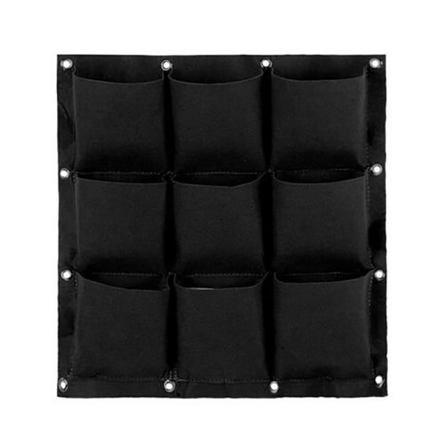 Bolsas De Plantación Para Colgar En La Pared, Maceta Vertical De Jardín, Bolsa De Cultivo De Flores De Bolsillo, 9 Bolsillos Para Plantas De Flores Vegetales Cateissary HA025549-01