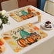 thumbnail image 4 of RKSTN halloween decroations Placemat Kitchen Restaurant Pumpkin Maple Leaf Fall Pumpkin Halloween Thanksgiving Restaurant Mat 15.75x11.81in, 4 of 6