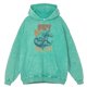 thumbnail image 2 of Sudaderas casuales con capucha para hombre, estilo retro desgastado, lavado Surf Up Take It Easy, moda de otoño, 100 % algodón, ropa holgada, 2 of 5