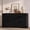 Black, variant on Homall 6 Drawer Double Dresser for Bedroom, Wood Storage Cabinet with Handle-Free Design, Modern Chest of Drawers for Bedroom & Living Room, White