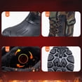 thumbnail image 6 of Men's Boots Winter Boots Insulated Mid Calf Outdoor Boots With Sole For Cold Weather, 6 of 8