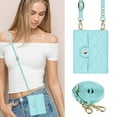 thumbnail image 4 of Crossbody leather wallet phone case suitable for Vivo X flip, lanyard and card Solt., 4 of 11