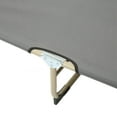 thumbnail image 3 of Lit Pliant pour une Personne Forte Capacité de Charge Chaise Longue de Camping Bureau Extérieur, 3 of 7