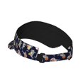 thumbnail image 2 of Daiia Sharks In Sunglasses Pattern Sport Sun Visor Hats Visor Cap Adjustable Empty Top Baseball Cap Cotton Ball Caps for Women and Men, 2 of 7