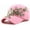Cq-pink, variant on Bling Women Baseball Cap Flower Snapback Rhinestone Sun Hats Adjustable Denim Jeans Hat
