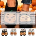 thumbnail image 3 of Halloween Pumpkin Face Slippers For Women Cute House Slippers Soft Warm Fuzzy Indoor Home Shoes, 3 of 6