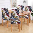 thumbnail image 2 of Yayeee 4 Pack Dining Chair Covers Stretch Parson Chairs Slipcovers Seat Protector, American Eagle Pattern, 2 of 6