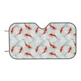 thumbnail image 7 of Haiem Koi Fish Corals,Spring Summer Car Windshield Sun Shade - Blocks UV Rays Sun Visor Protector, Sunshade to Keep Your Vehicle Cool, Universal Fit SUV Van Sedan-Medium, 7 of 7