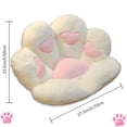 thumbnail image 3 of Funda de felpa con diseño de pata de gato, soporte ergonómico de uso multifuncional para dormitorio y sala de estar (1 pieza), 3 of 5