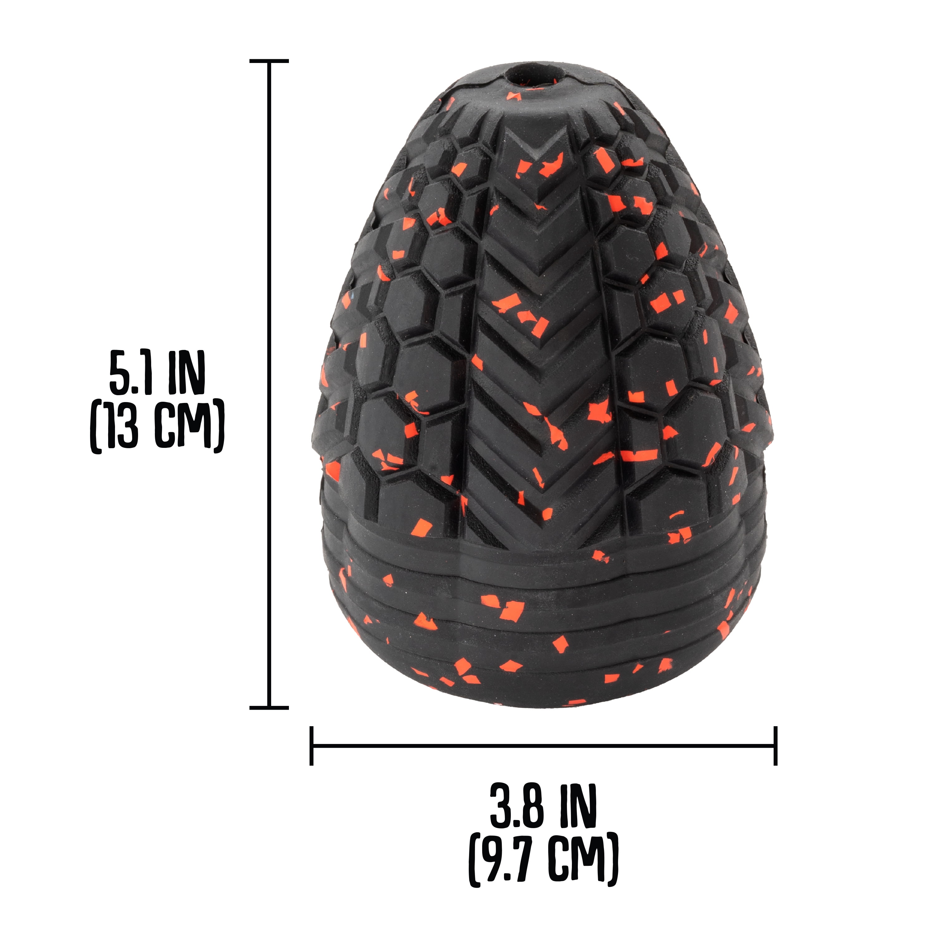 Chew King By Mammoth Supreme Dog Toy Collection, Durable All-Natural Rubber Supreme Treater, XL