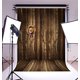 thumbnail image 1 of Fotografía de fondo ABPHQTO Madera 150x220cm Rayas nostálgicas Pared de madera desgastada con Sombrero, 1 of 2