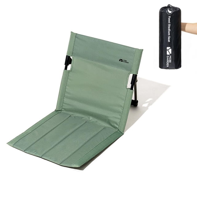 Silla plegable para acampar Cómoda silla perezosa individual Suministros para exteriores Verde JShteea El nuevo
