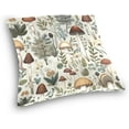 thumbnail image 3 of Coolnut Mushrooms Pillow Covers Soft Crystal Velvet Decor Giftsative Cushion Covers Square Throw Pillow Covers Home Decor Gifts for Sofa, 16×16 Inch, 3 of 7