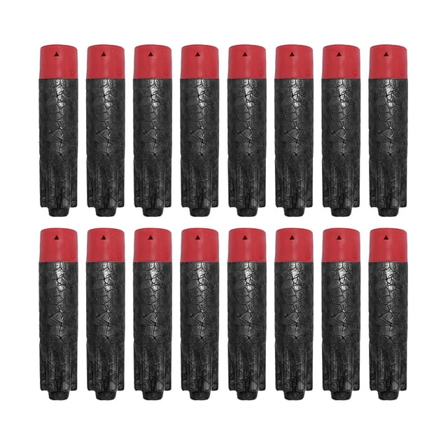 Tholdsy Recambio de repuesto de juguete de tiro para niños, 80 piezas, cabezal para interiores, accesorios de EVA, suministros Juegos de césped negro rojo Tholdsy FN012429-04
